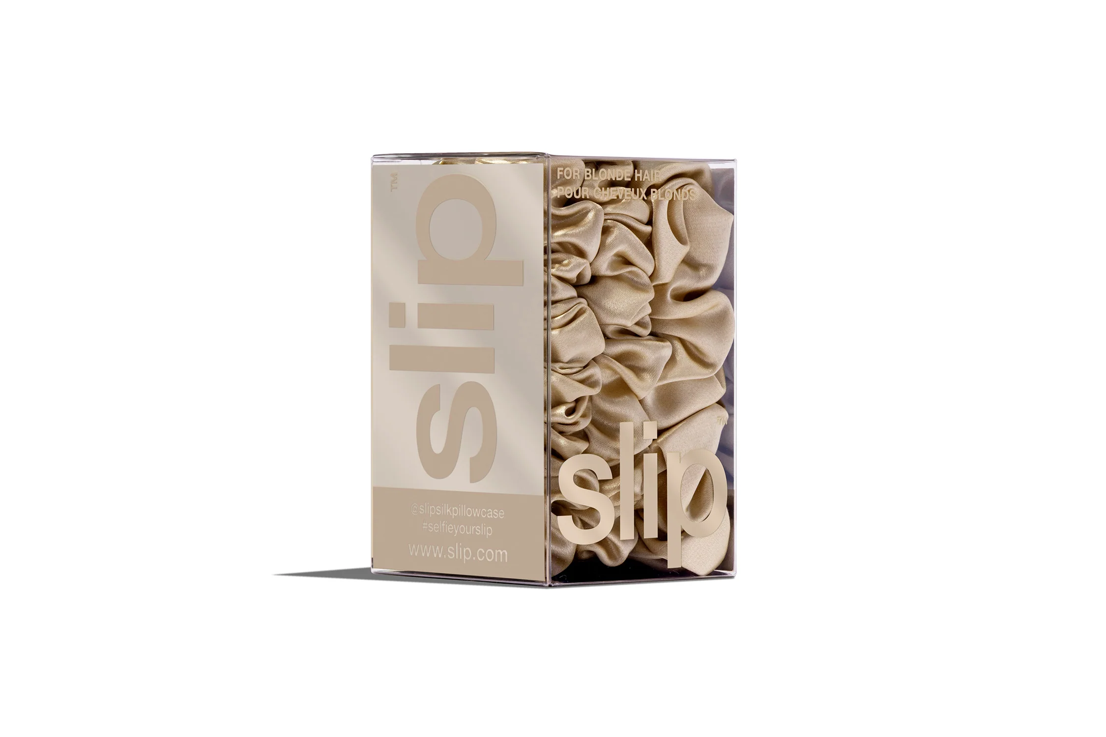 Back To Basics Blonde Midi/Large Scrunchie Set - Image 4