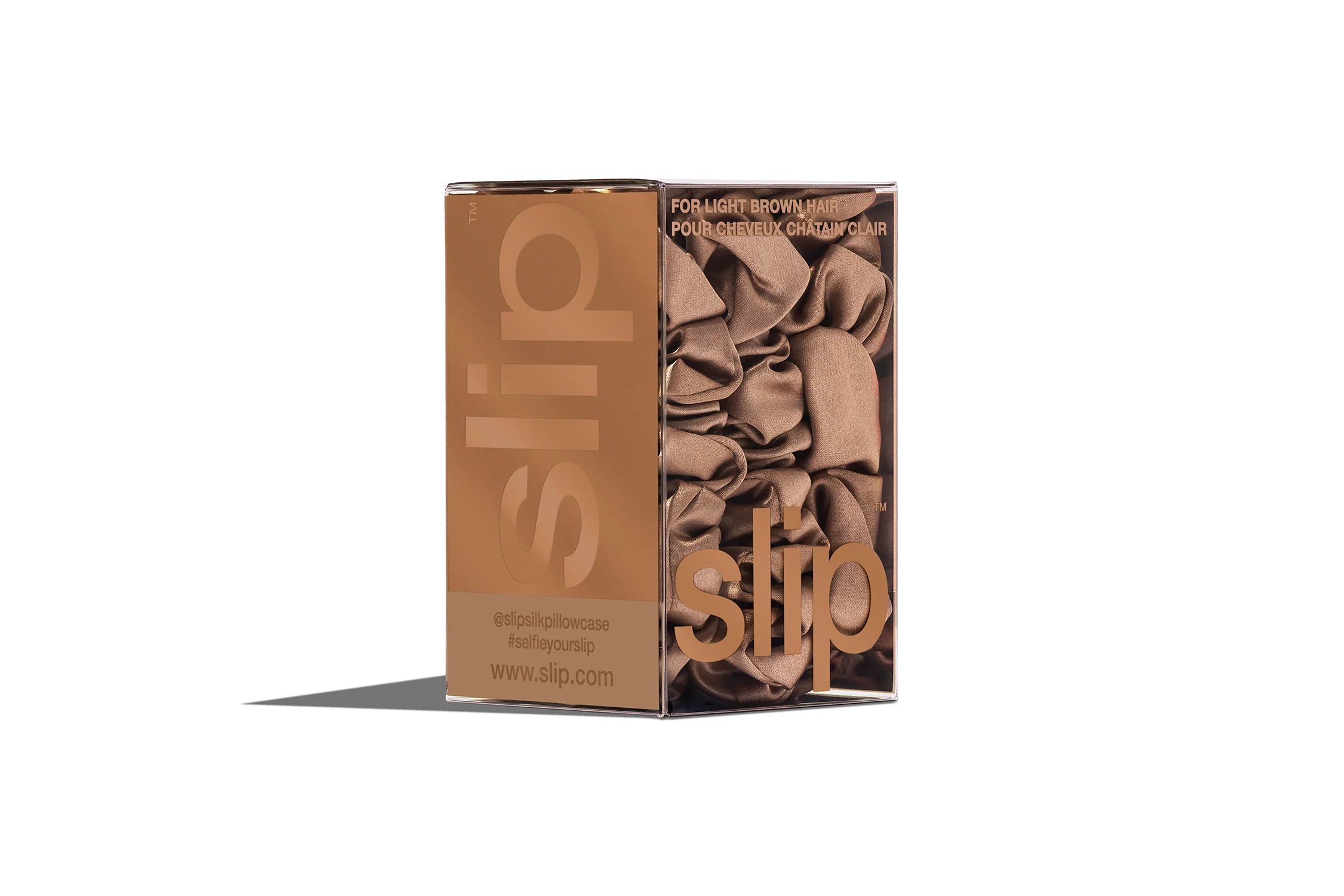 Back To Basics Light Brown Midi/Large Scrunchie Set - Image 4