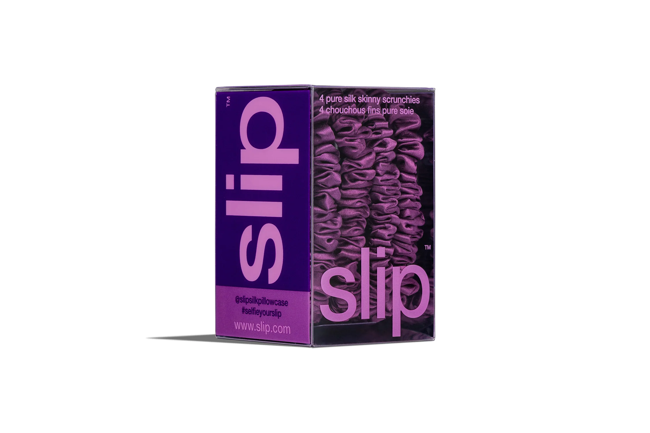 Back to School Dark Purple Skinny Scrunchies - Image 4