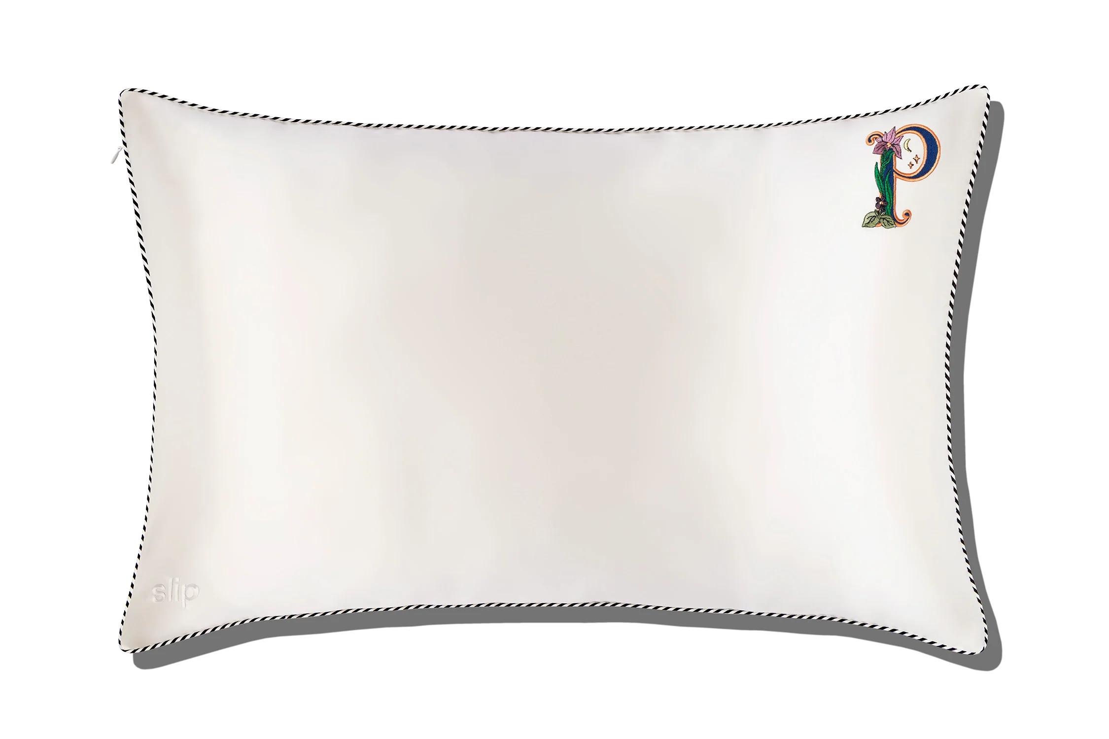 Initial Collection White Queen Zippered Pillowcase - Image 19