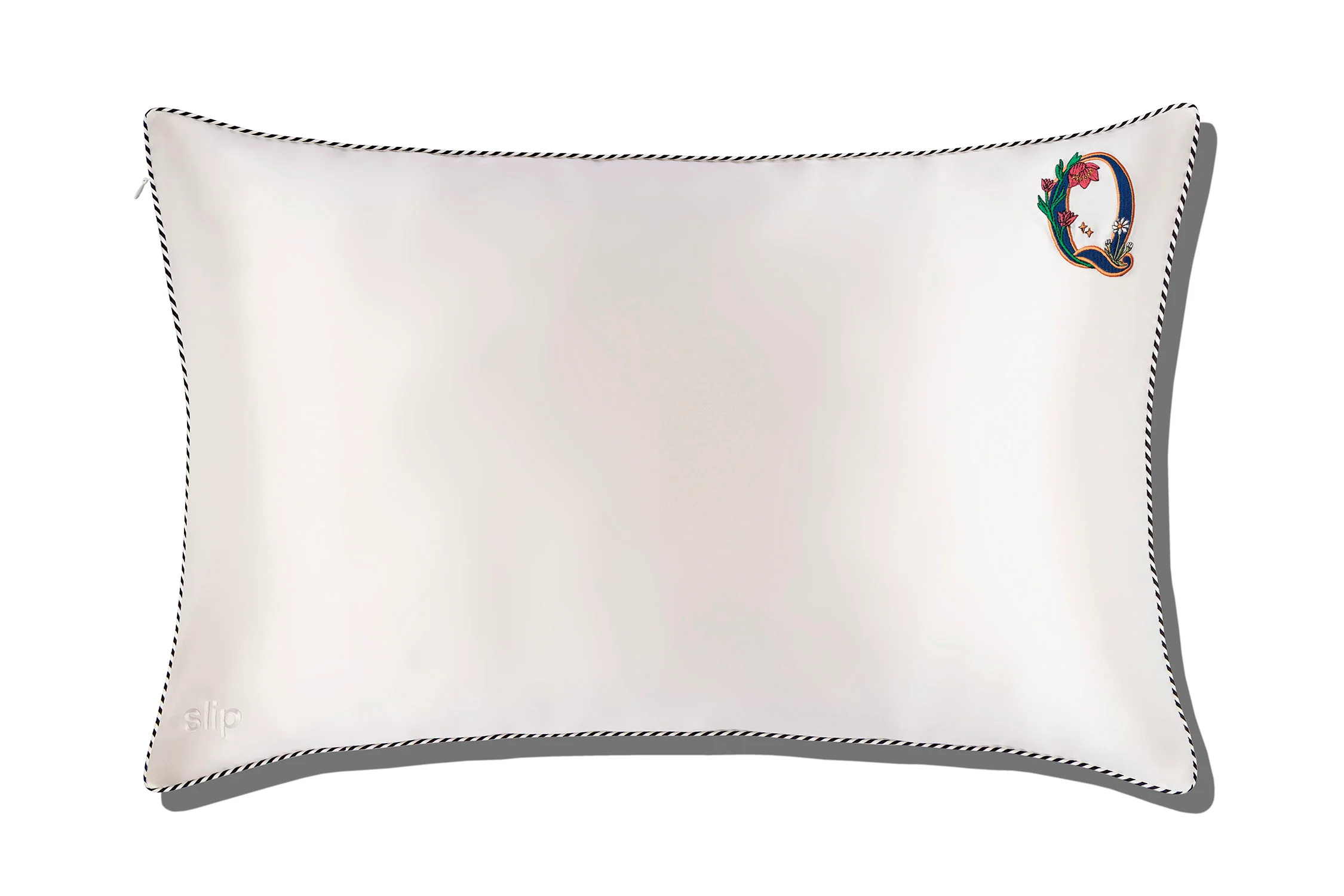Initial Collection White Queen Zippered Pillowcase - Image 20